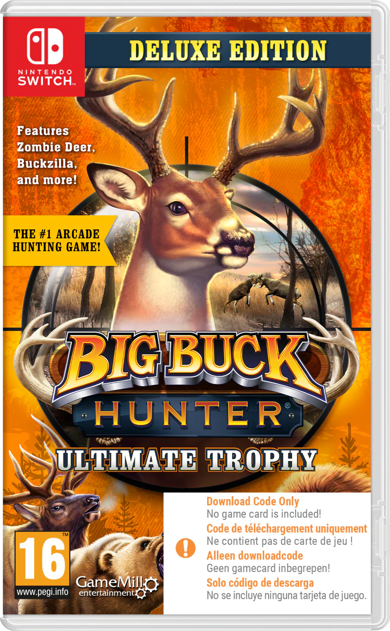 Big Buck Hunter Ultimate Trophy Deluxe Edition [Code In A Box] (Switch)