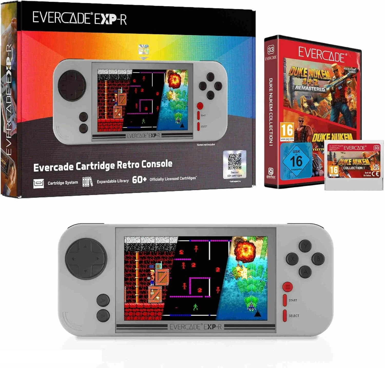 Blaze Evercade EXP-R Handheld with Duke Nukem Collection 1 - Image 3