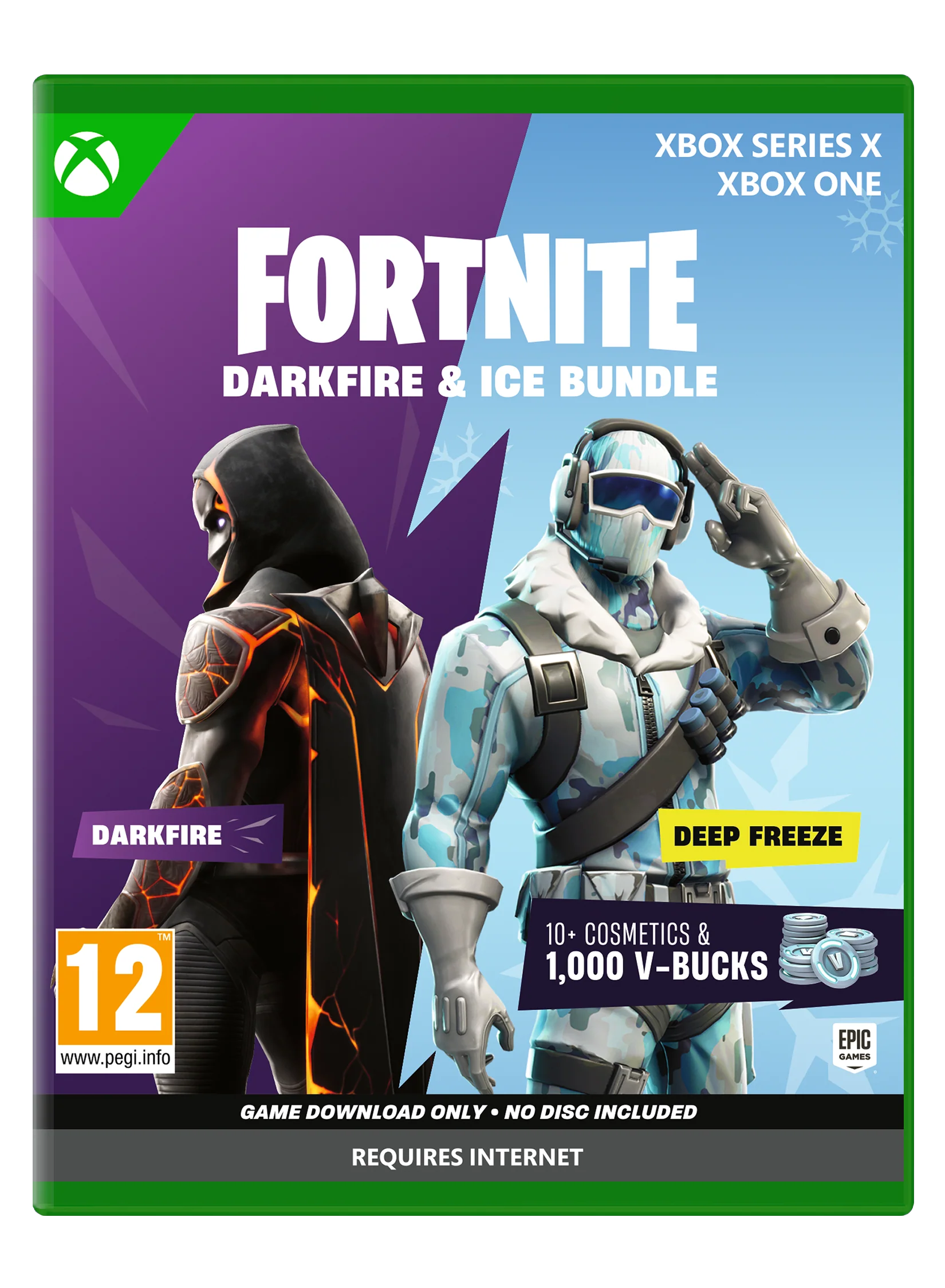 Fortnite – Darkfire & Ice Bundle [Code in a Box]  (Xbox Series X)