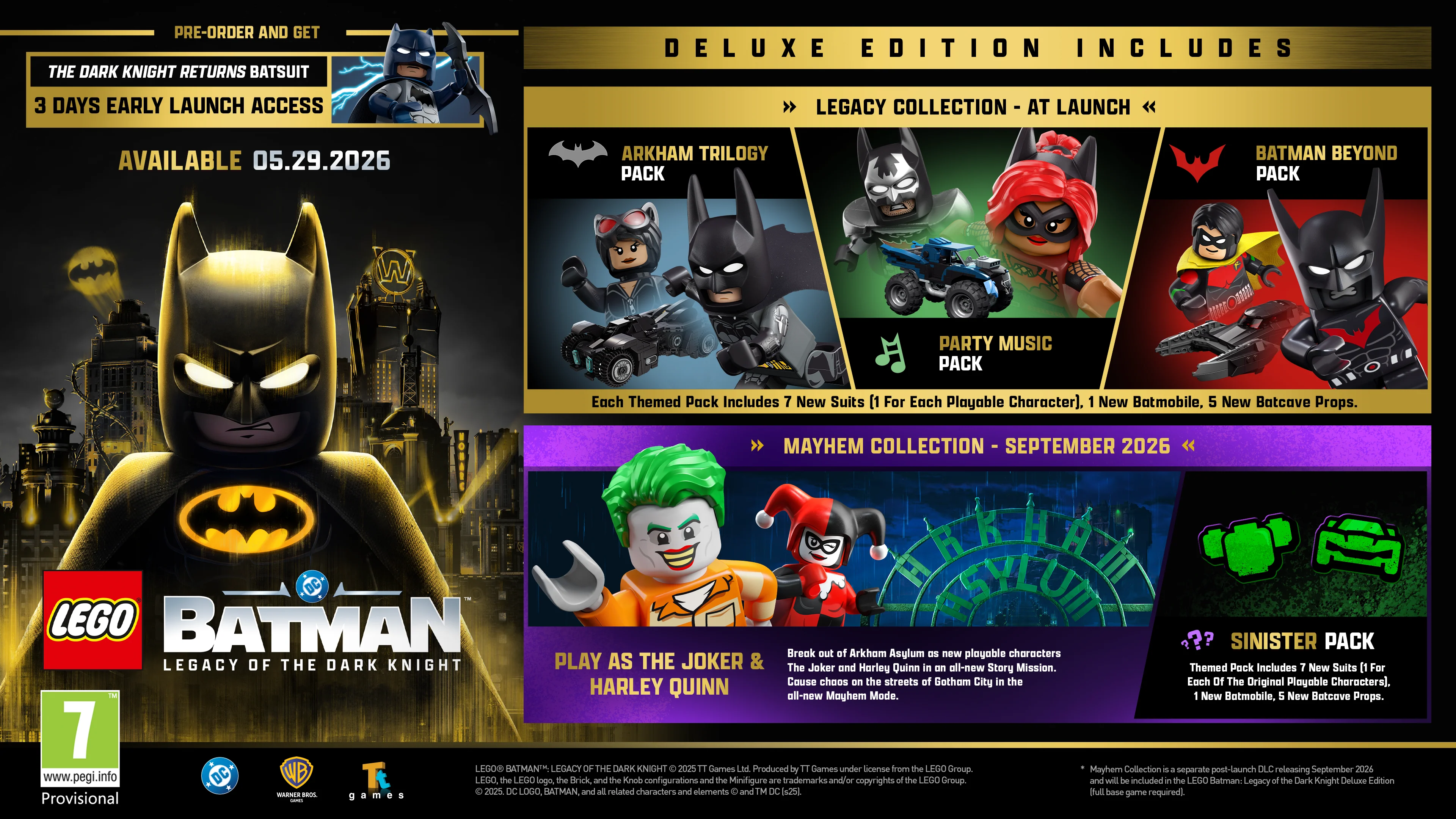 Lego Batman: Legacy of The Dark Knight Deluxe Edition (Switch 2) - Image 2