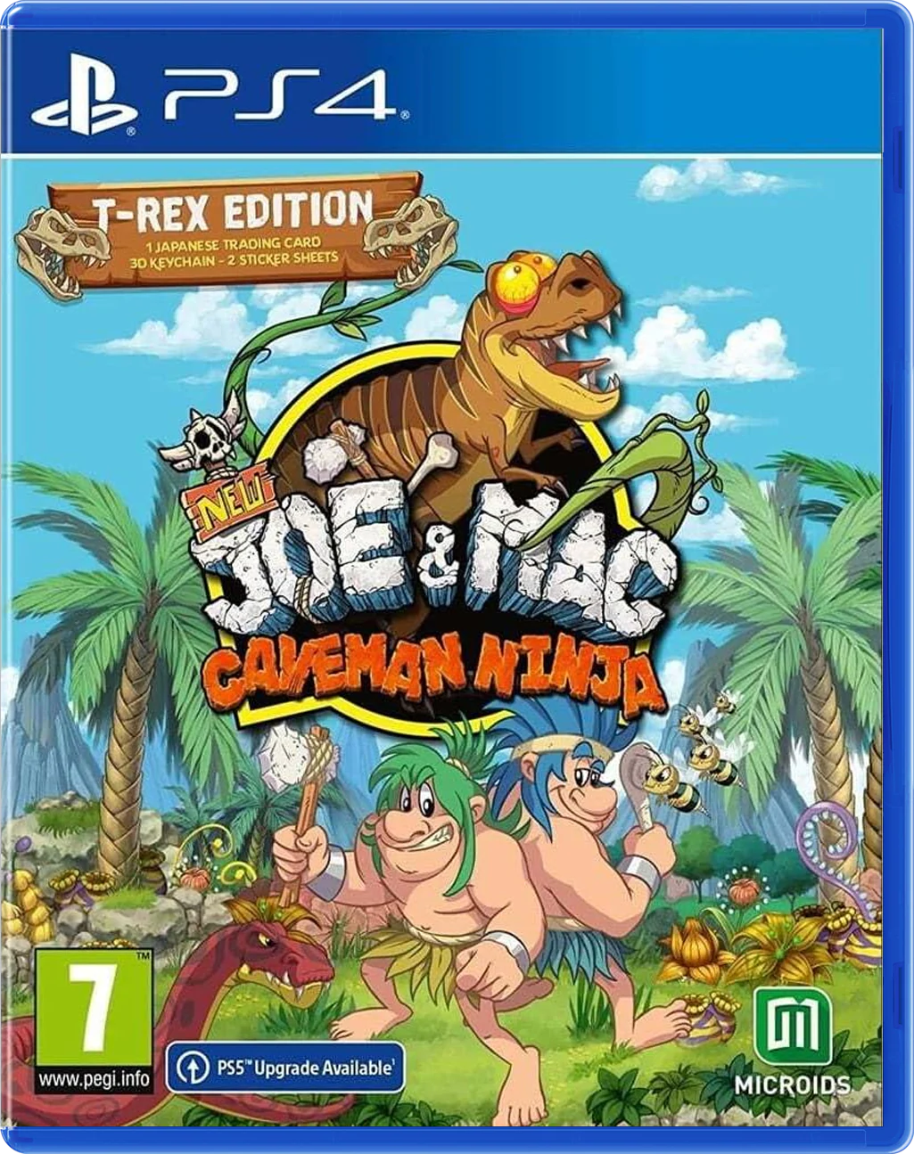 New Joe & Mac: Caveman Ninja - T-Rex Edition (PS4)
