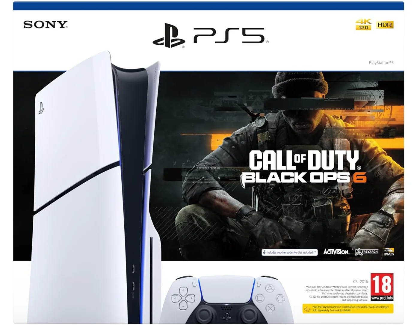 PlayStation®5 Console - 1TB - Call of Duty: Black Ops 6 Bundle