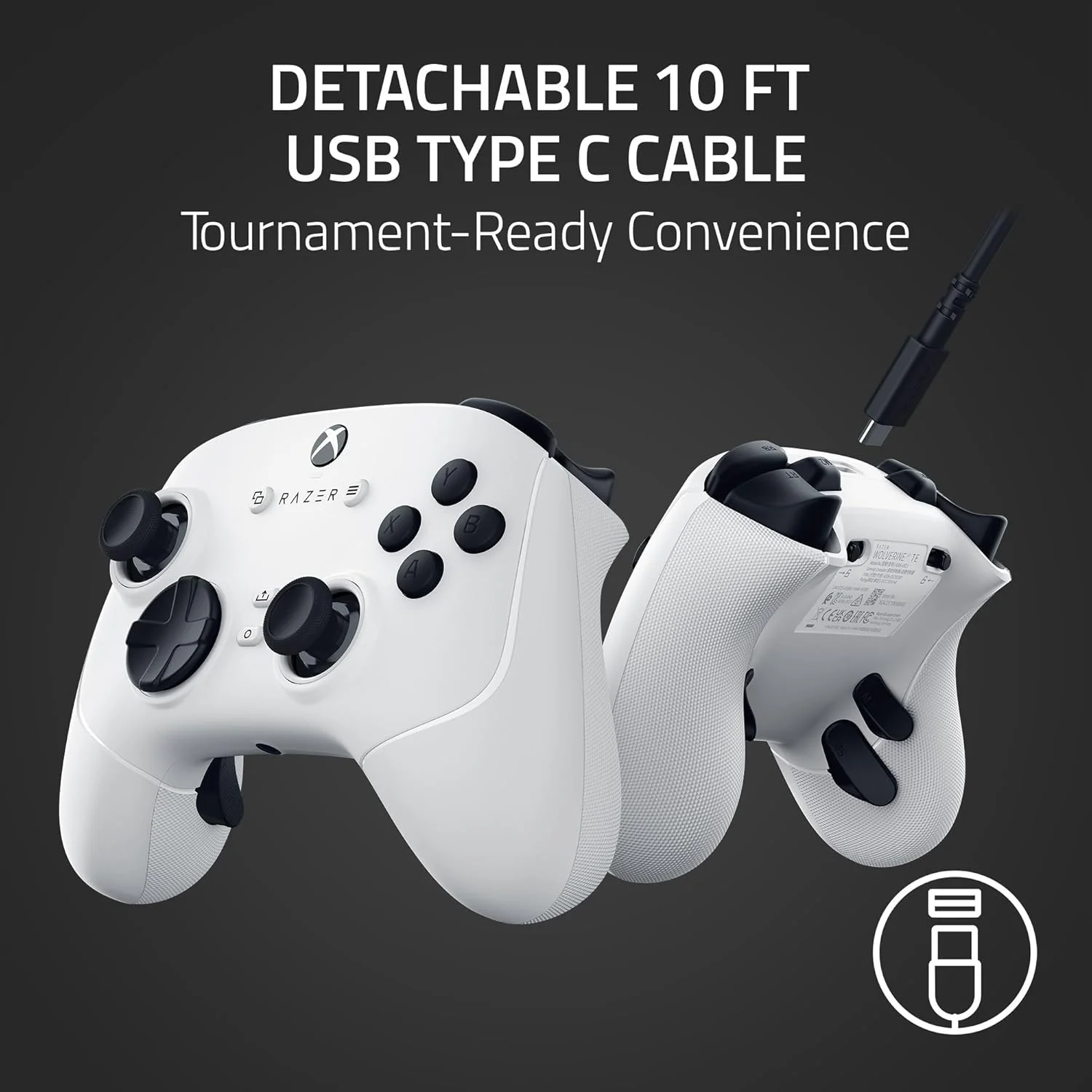 Razer Wolverine V3 Pro for Xbox X|S & PC - White - Image 3