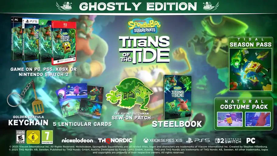 SpongeBob SquarePants: Titans of the Tide Ghostly Edition (PS5) - Image 2