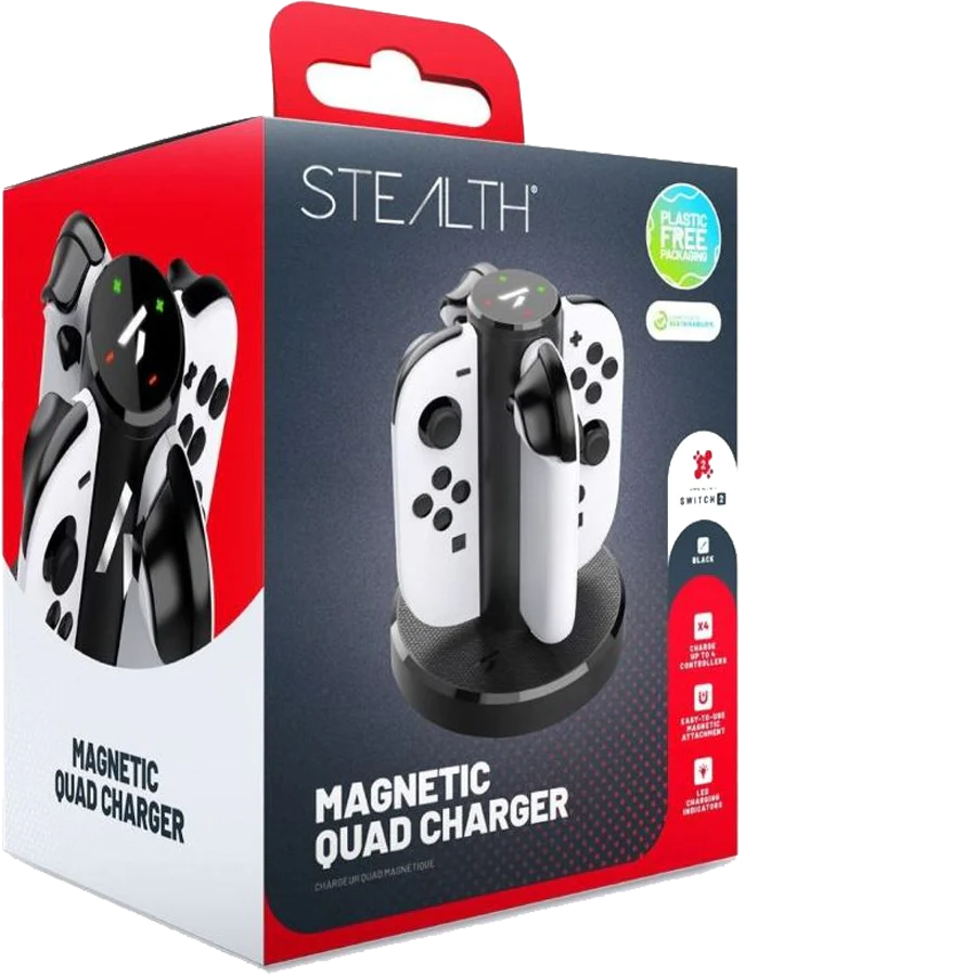 STEALTH Magnetic Quad Charger (S2-QCD) (Switch 2)