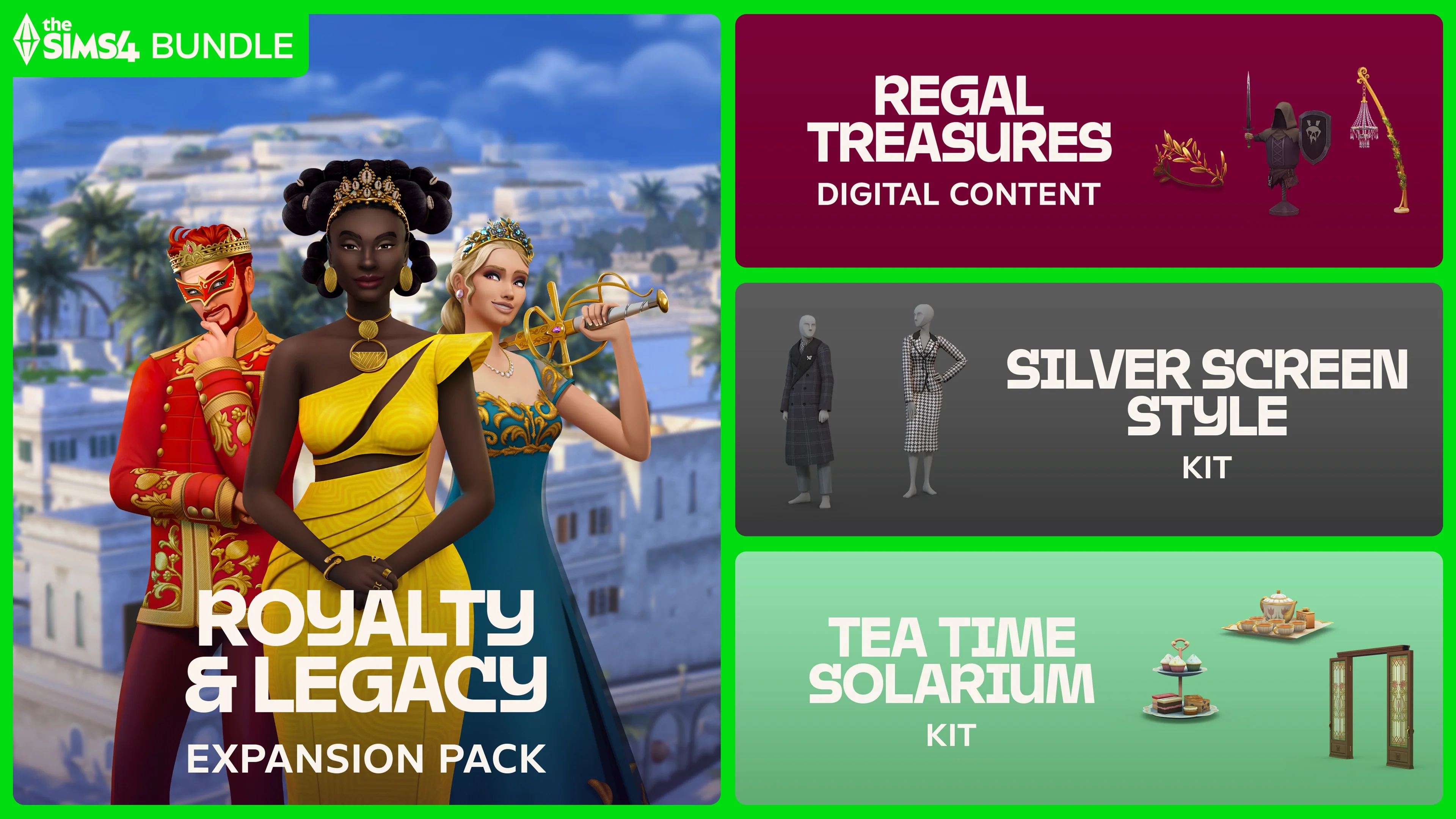 The Sims 4™: Royalty & Legacy Expansion Pack [Code In A Box] (PC) - Image 2